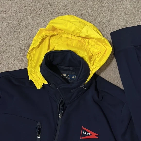 Polo Ralph Lauren P15 Offshore Racing Team hoodie jacket new sailing mens XXL Sweatshirts & Hoodies